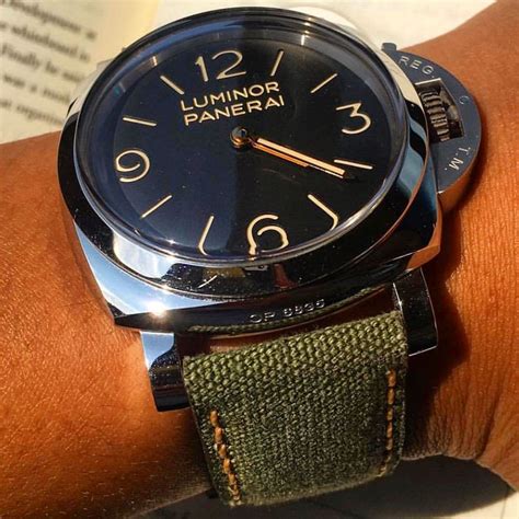 panerai canvas strap